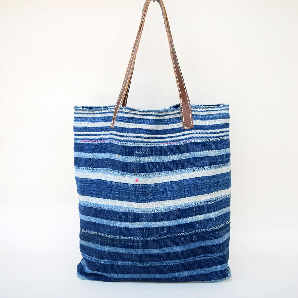 Vintage Indigo Tote