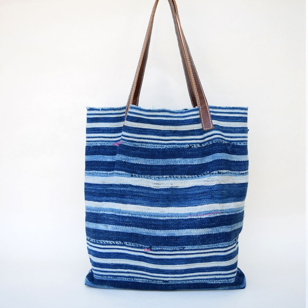 Vintage Indigo Tote