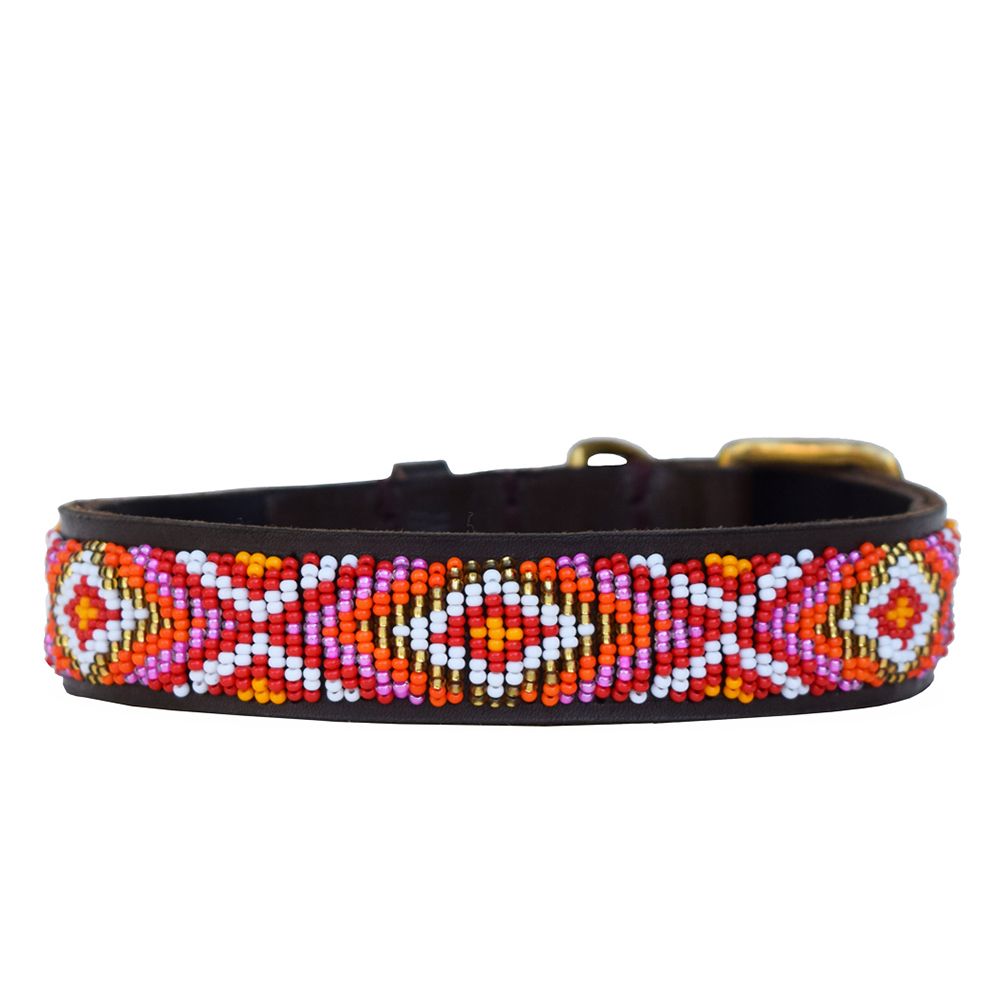 Xena Pink Dog Collar