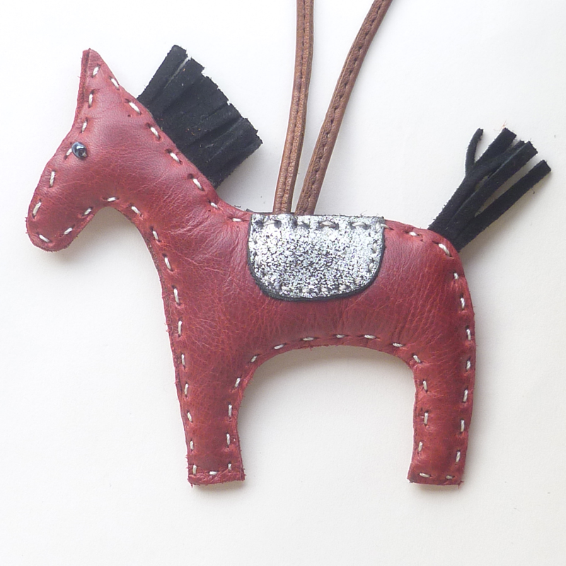 Red Horse Horse Charms & Keychains