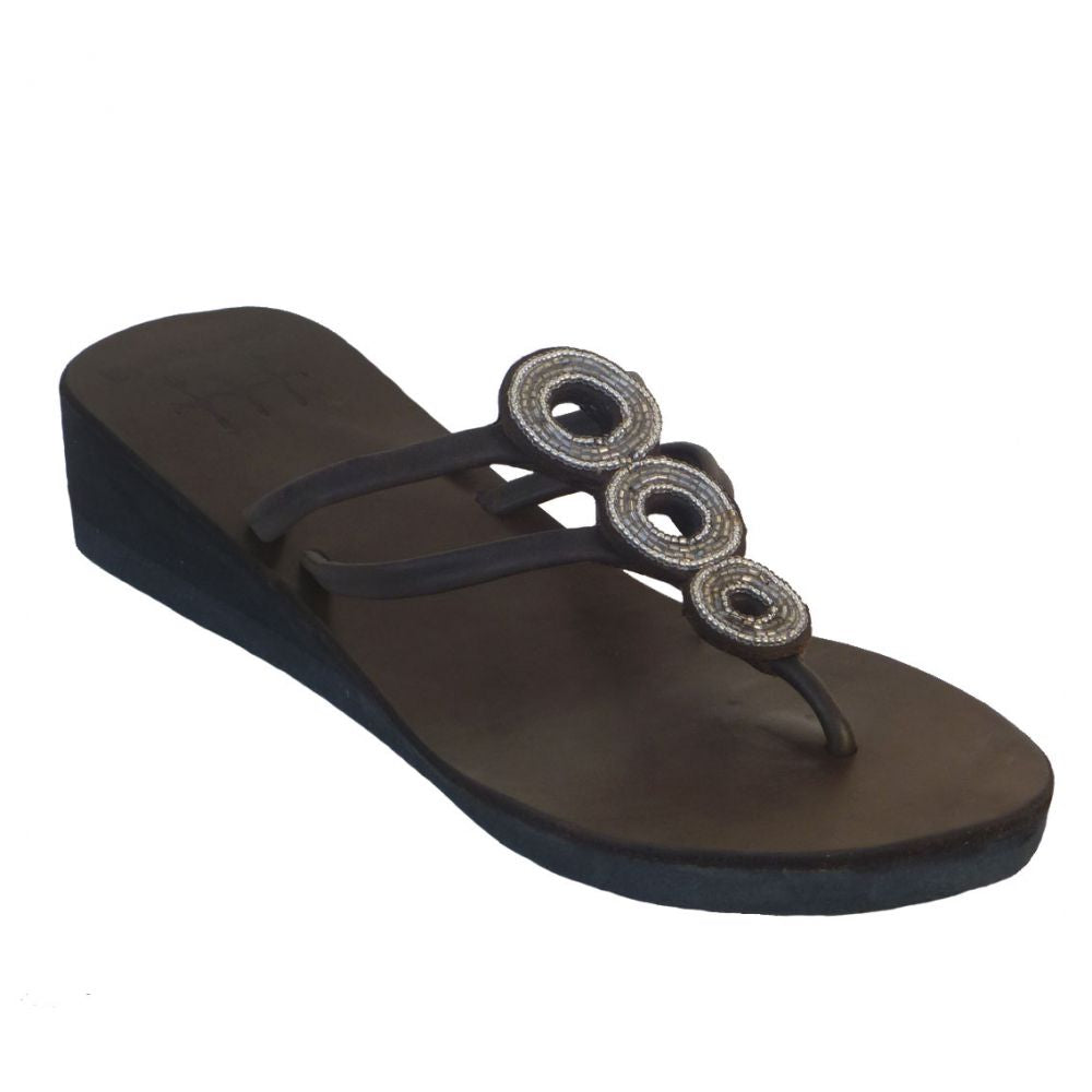 Triple O Silver Sandals