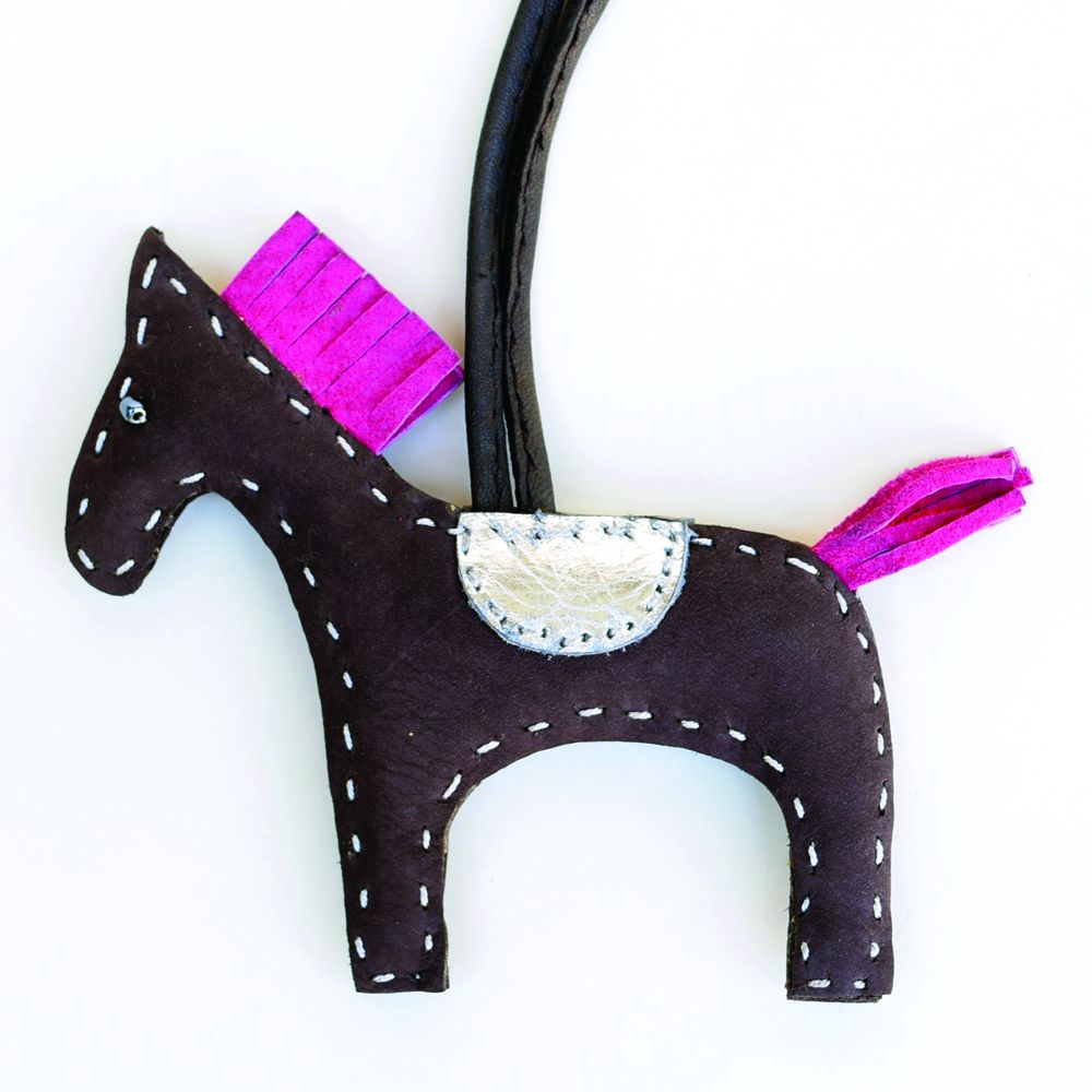 Dark Brown Horse Charm