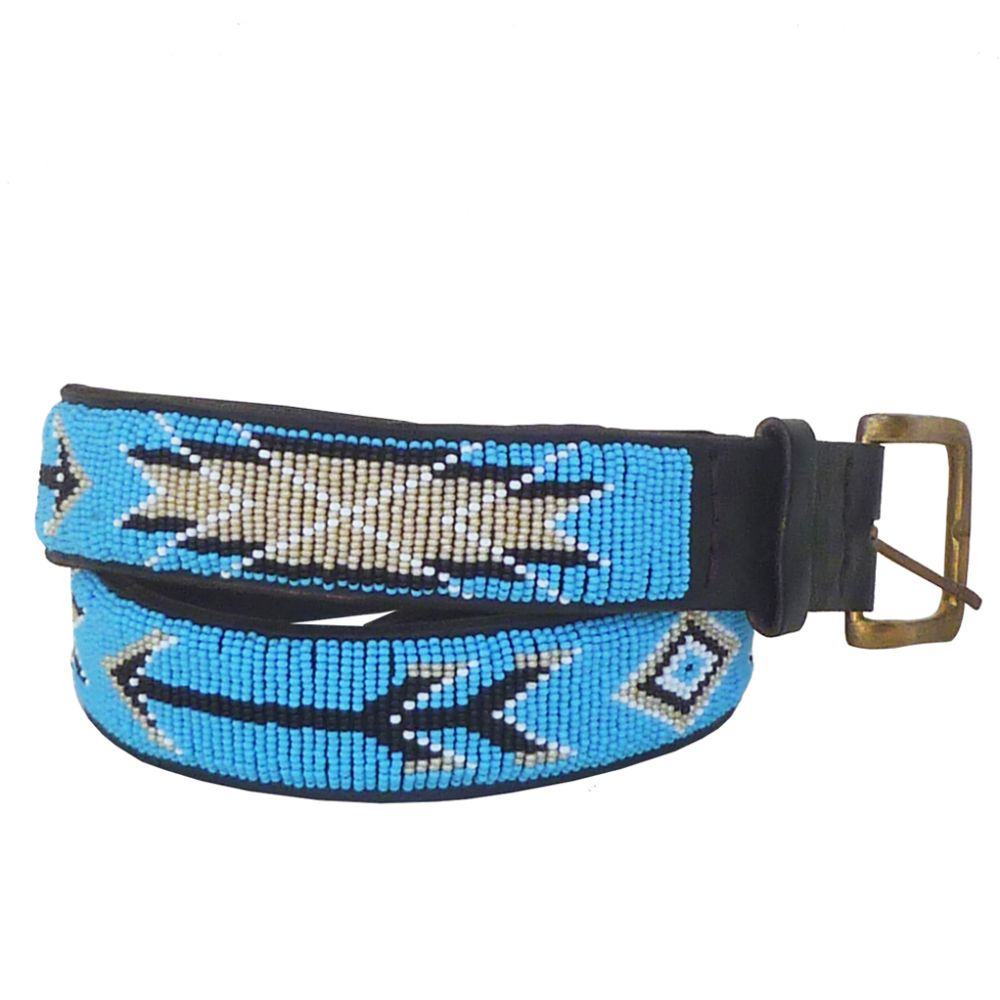Arrows and Feathers Turquoise Belt