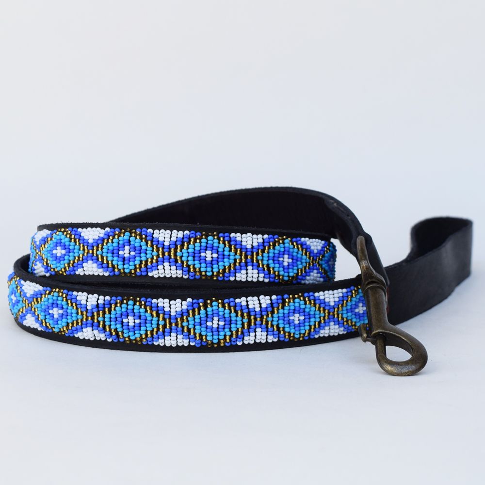 Xena Blue Dog Collar