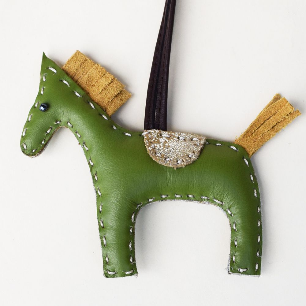 Green Horse Charm