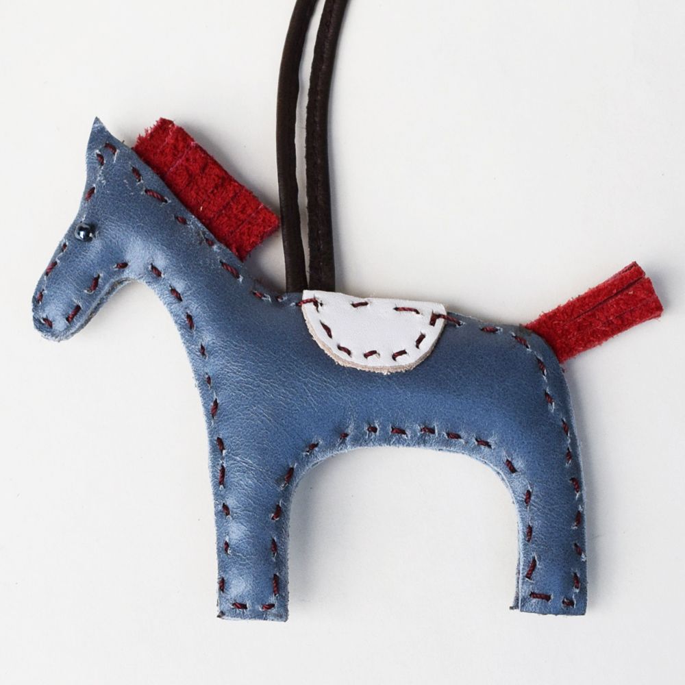 Bluish-Grey Horse Charm