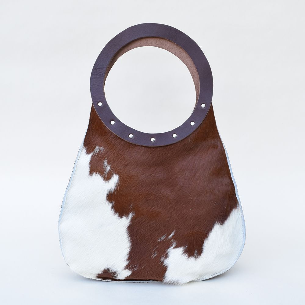 Guernsey Hair-On-Hide Pear Bag