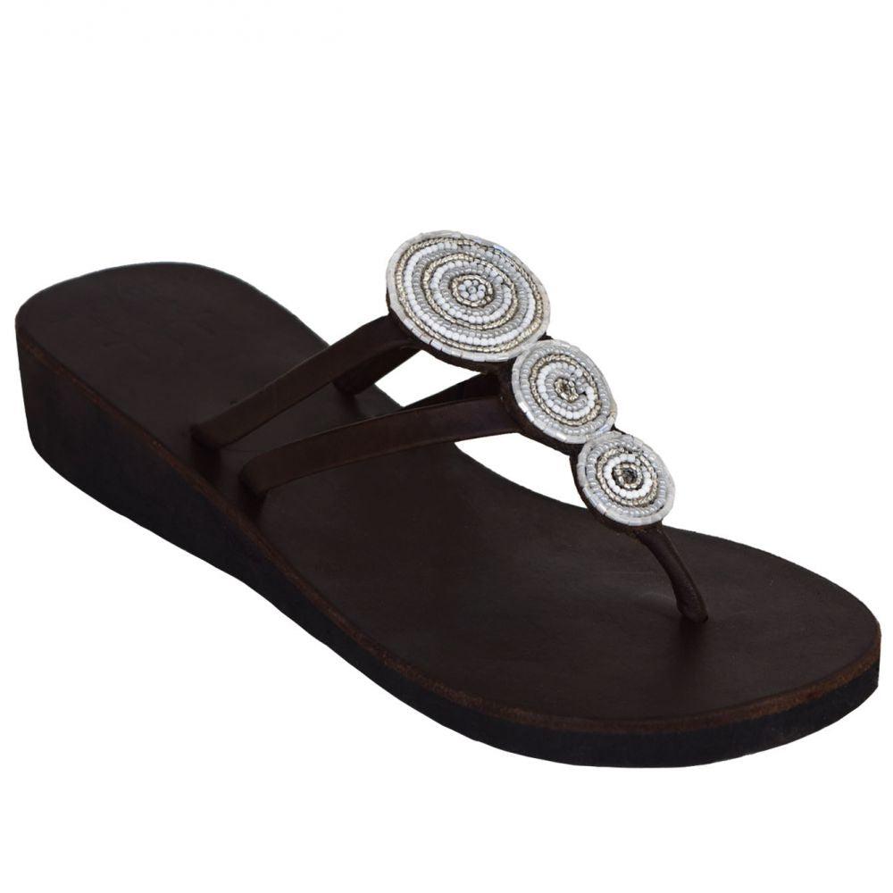 3 Bears White Sandals