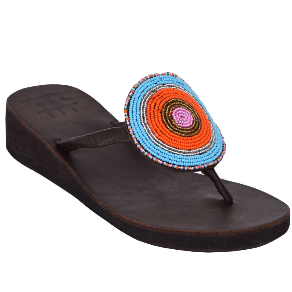 Medallion Turquoise Sandals