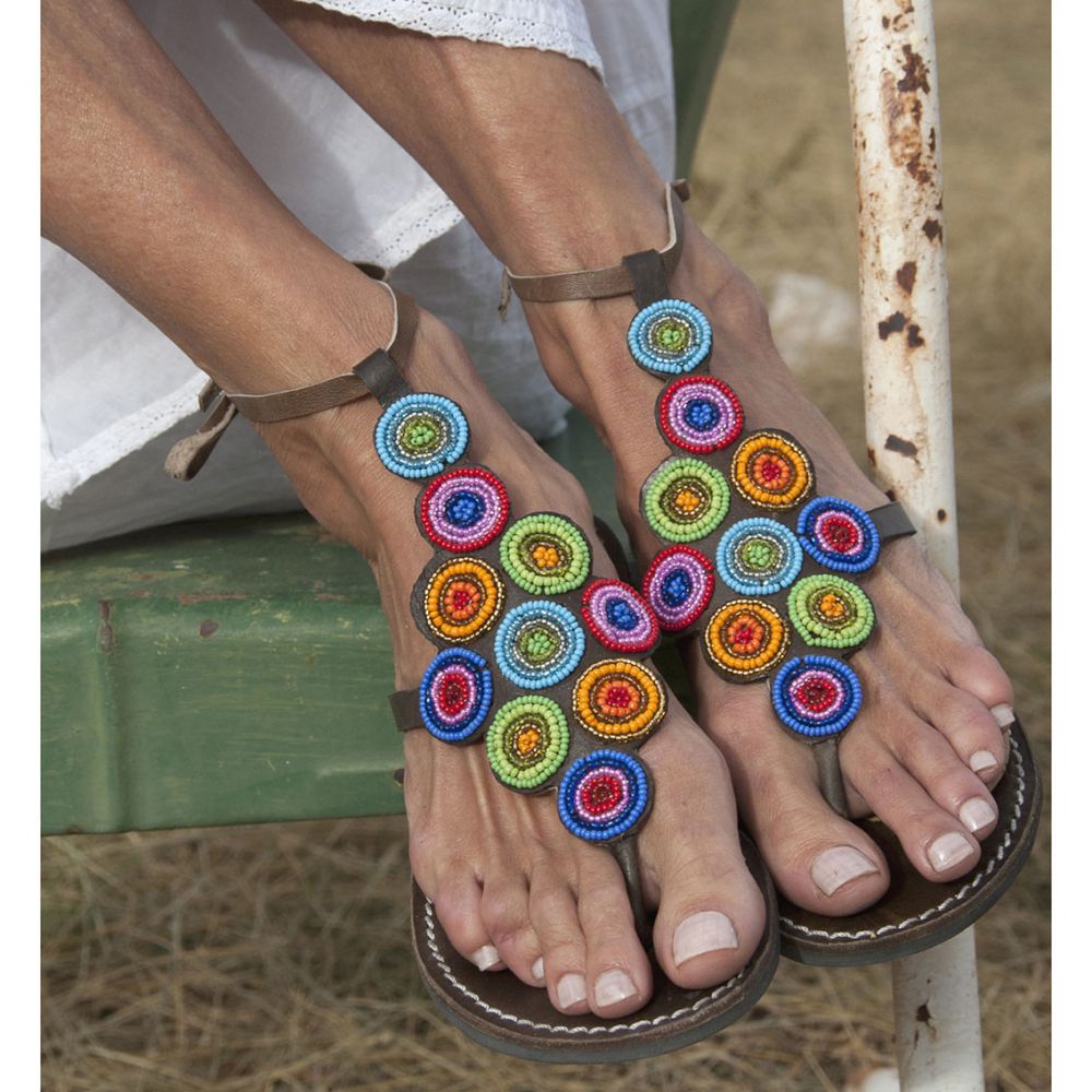 Double Pool Multi Sandals
