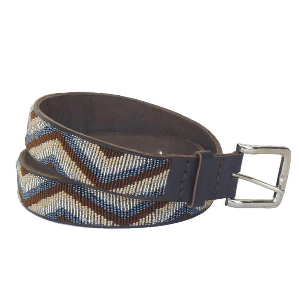 Zig Zag Brown Belt