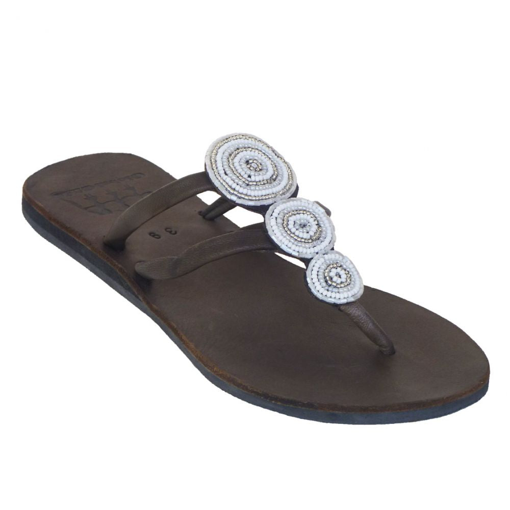 3 Bears White Sandals