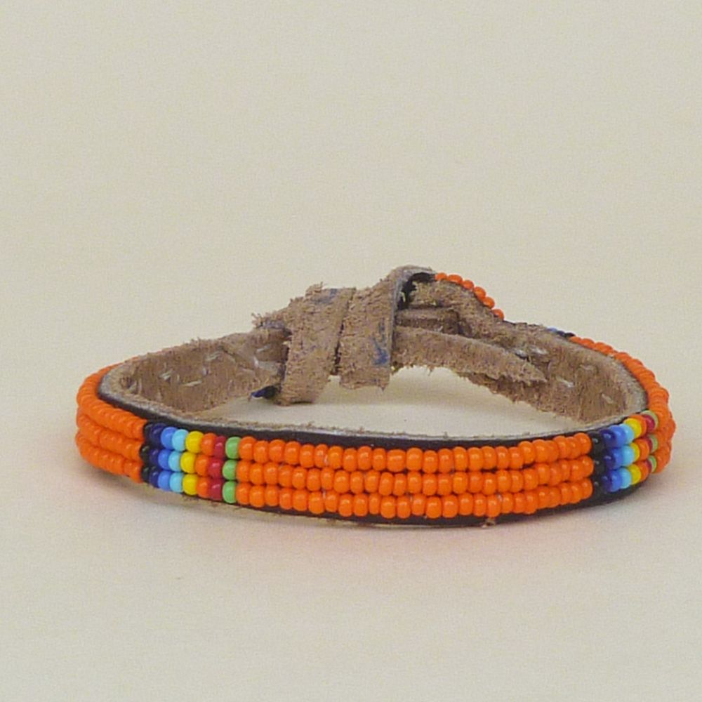 Rainbow Orange Friendship Bracelet