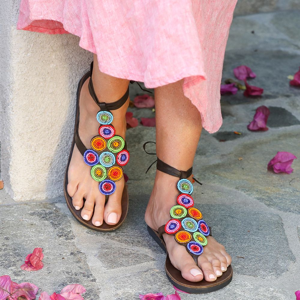 Double Pool Multi Sandals