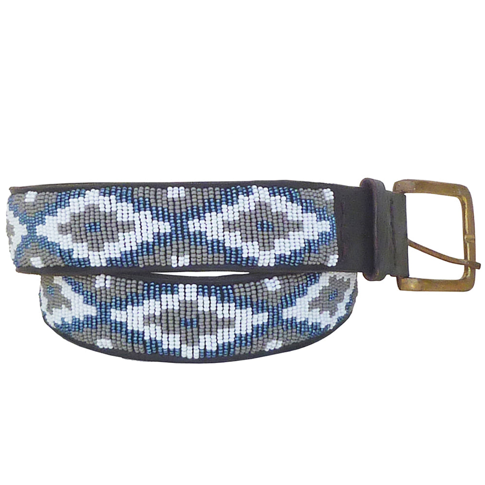 Concha Grey Blue Belt
