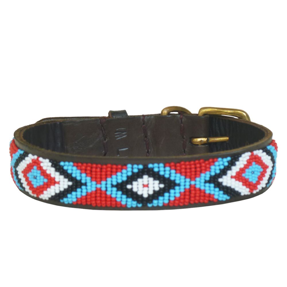 Diamond Red Dog Collar