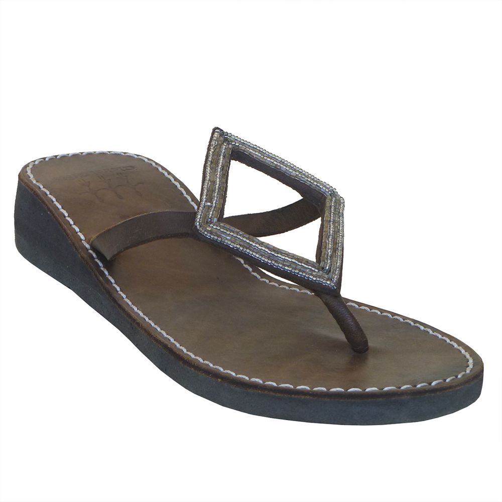 Diamond Silver Sandals