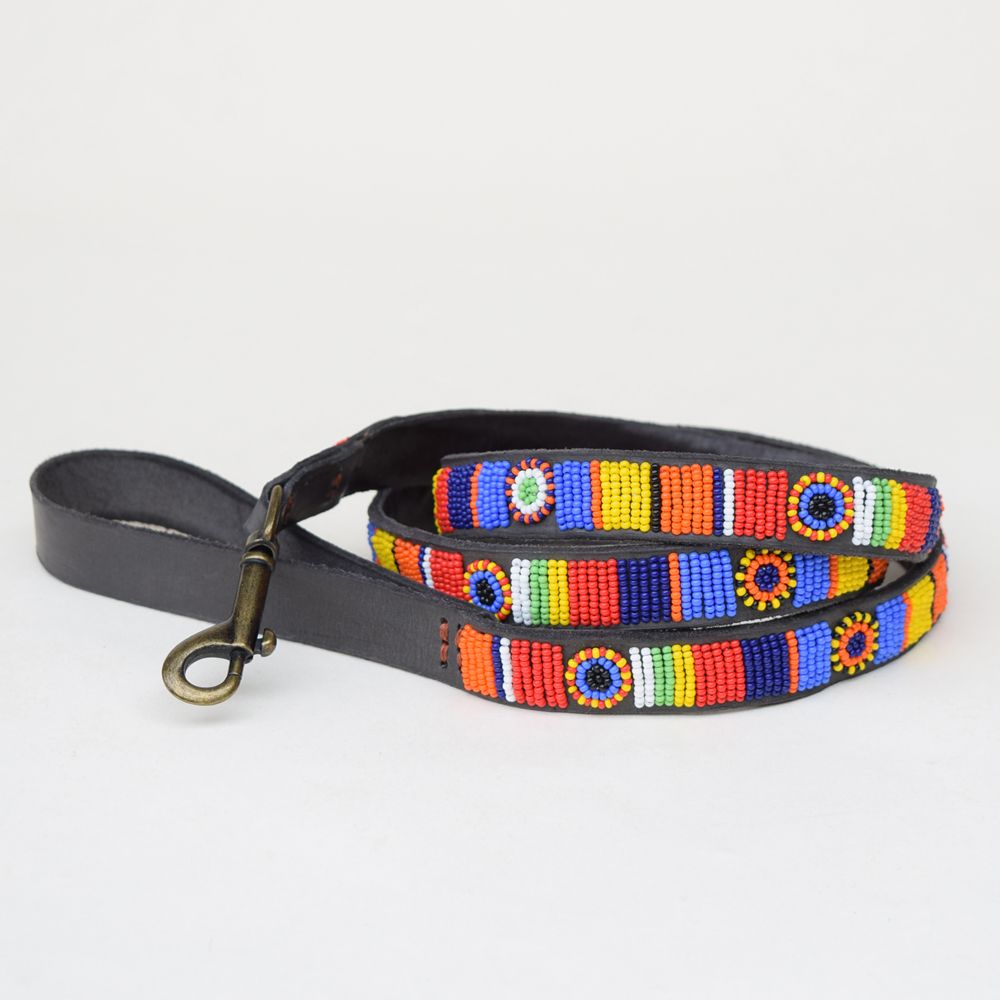 Circle Stripe Dog Collar