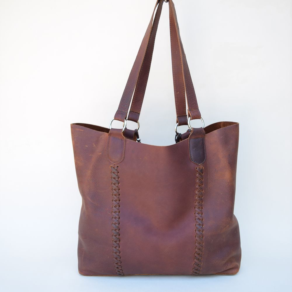 Hippie Chic Bag Mahogony Oil-tanned Handbags