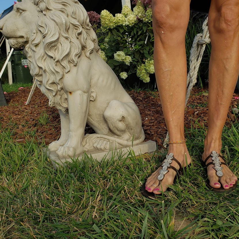 Totem Silver Sandals